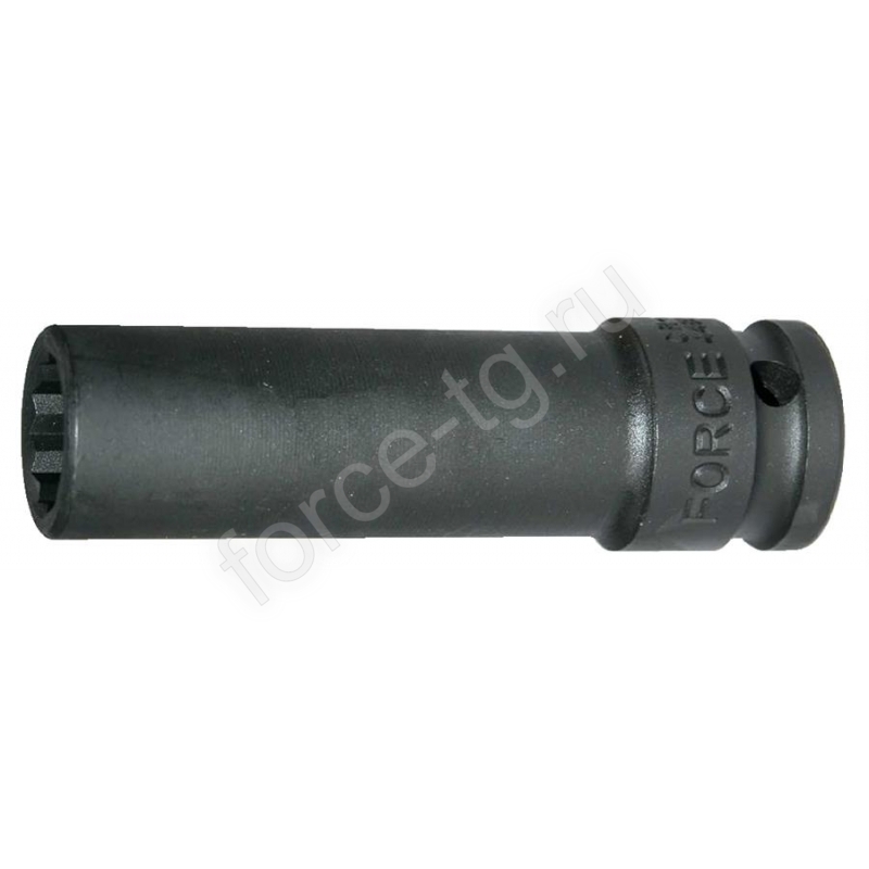 4488515 Головка 1/2" 12-ти гранная ударная высокая 15мм. L=85мм. FORCE 1