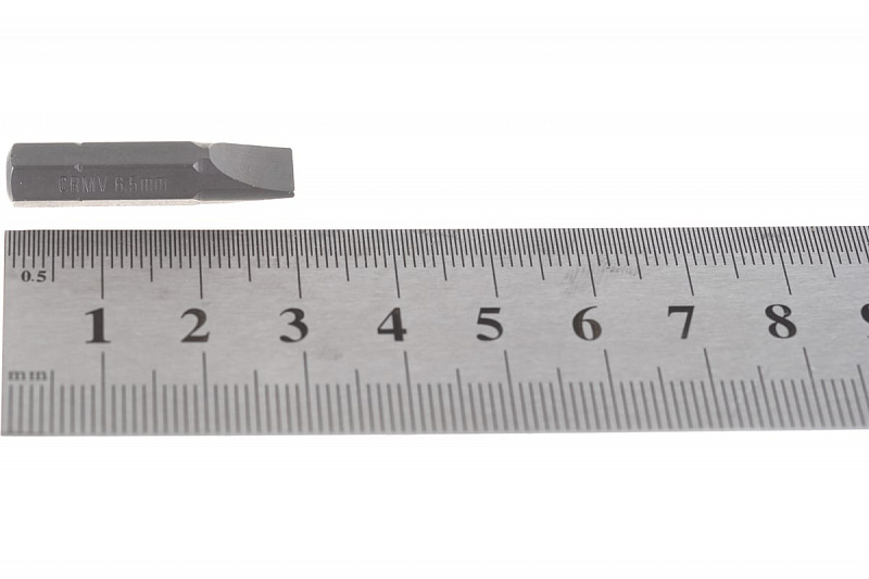 12330065 Бита 1/4" шлицевая SL6.5  L=30мм. FORCE 3