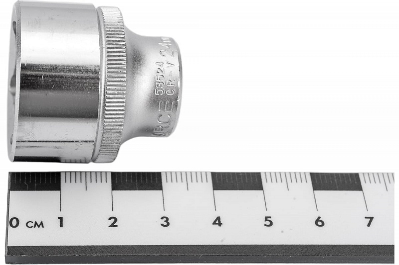 53524 Головка 3/8" 6-ти гранная 24мм. FORCE 4