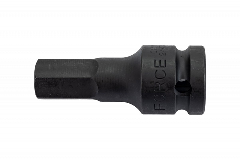 24406014 Ударная головка-бита 1/2" 6-ти гранная H14  L= 60мм.  FORCE 1