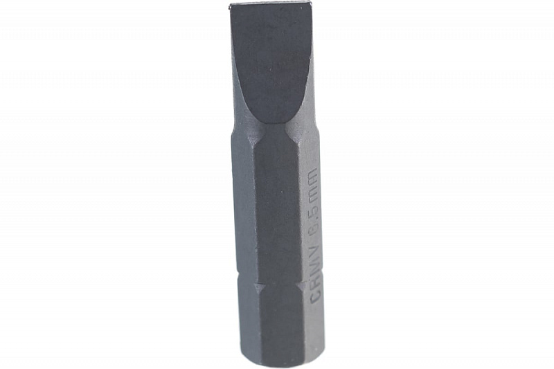12330065 Бита 1/4" шлицевая SL6.5  L=30мм. FORCE 1