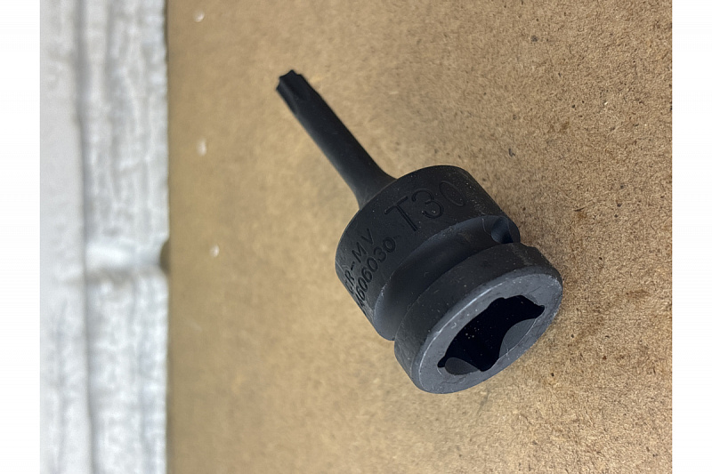 24606030 Ударная головка-бита 1/2"  TORX T30  L= 60мм.  FORCE 2