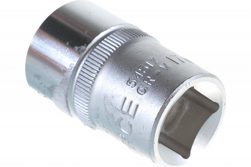54517 Головка 1/2" 6-ти гранная 17мм. FORCE 2