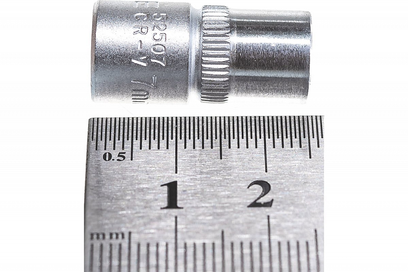 52507 Головка 1/4" 6-ти гранная 7мм. FORCE 3