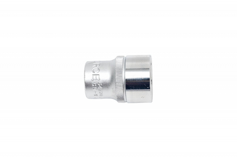 54520 Головка 1/2" 6-ти гранная 20мм. FORCE 1