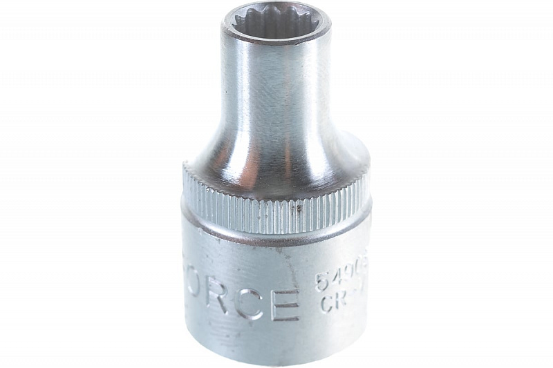 54908 Головка 1/2" 12-ти гранная 8мм. FORCE 1