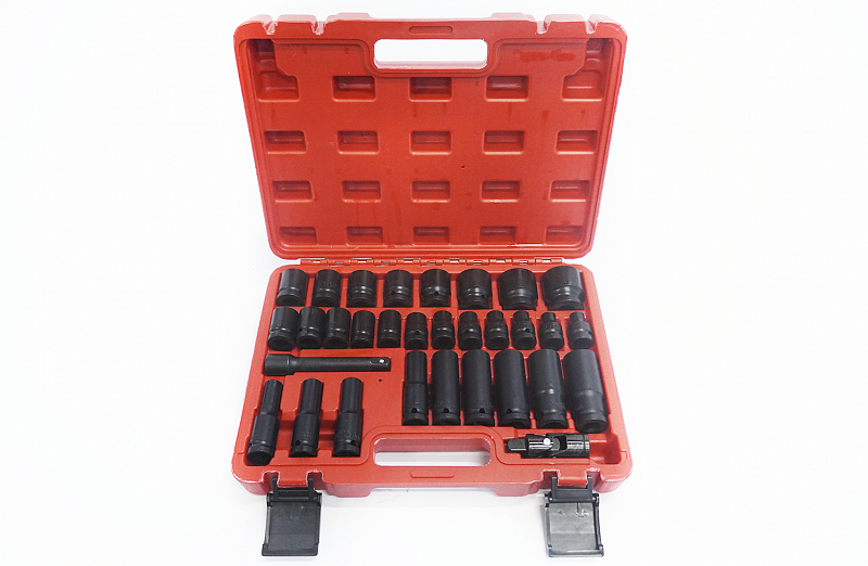 DC-A1-D03103 Набор головок 1/2" 6-ти гранных ударных удлиненных и коротких 31пр. DREAM CAR 1