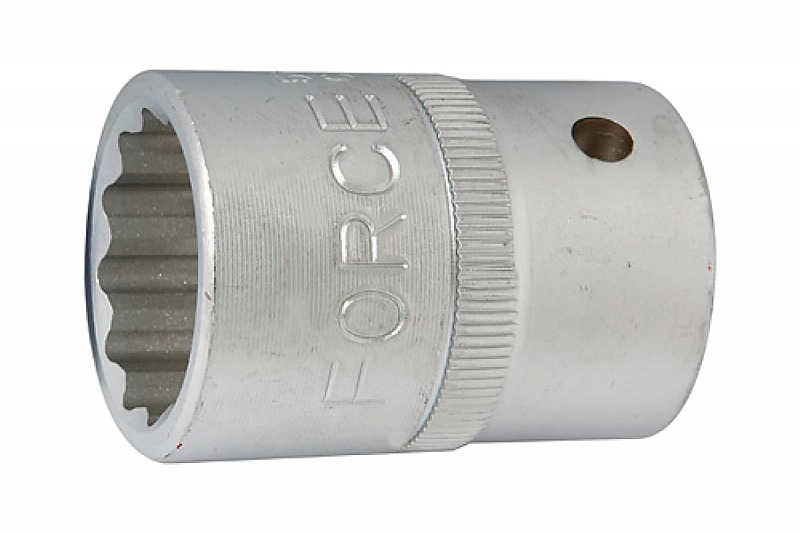 56938 Головка 3/4" короткая 12-ти гранная 38мм. FORCE 1