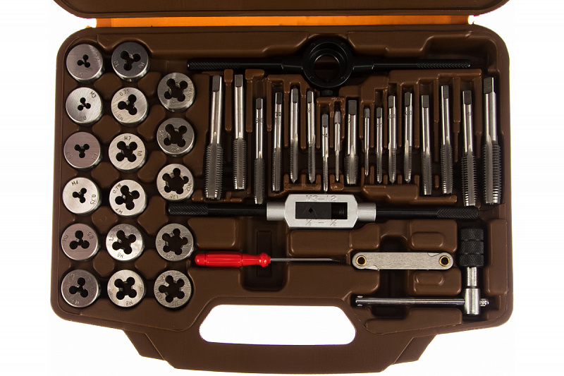 OMT40S Набор метчиков и плашек 40пр. OMBRA 1