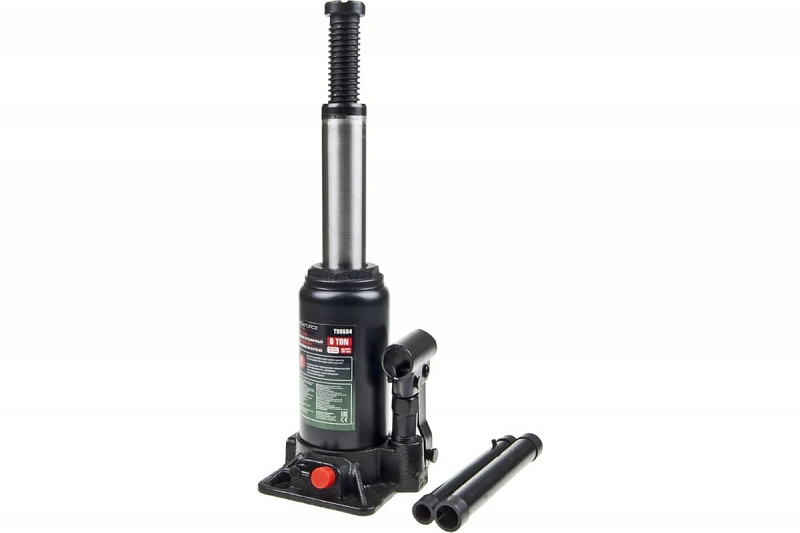 RF-T90604EURO Домкрат гидравлический с клапаном 6т (185-360мм.) ROCKFORCE 1