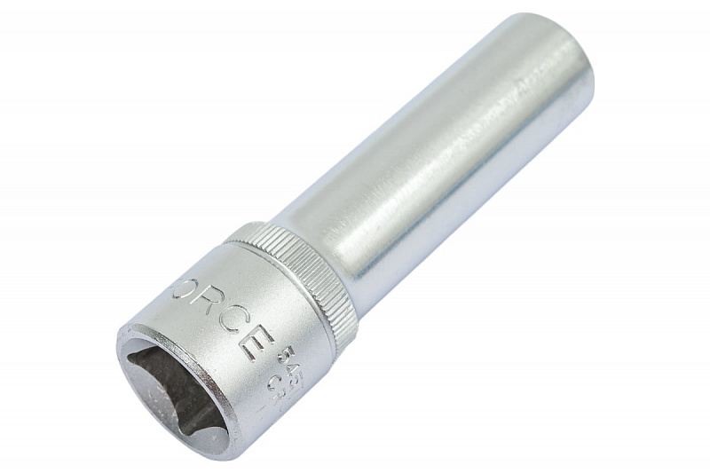 5457712 Головка 1/2" удлиненная 6-ти гранная 12мм. L=77мм. FORCE 1