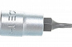 3273208 Головка 1/4'' со вставкой TORX с отверстием T8H  L=32мм. FORCE 2
