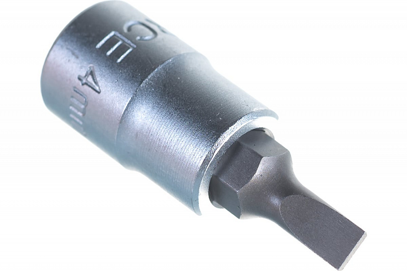 3233204 Головка 1/4'' со вставкой шлиц SL0.8x4мм. L=32мм. FORCE 1