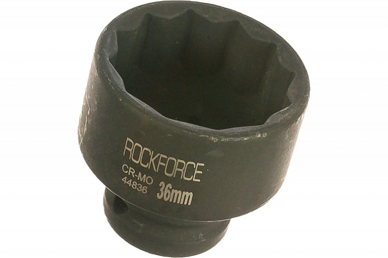 RF-4488536 Головка 1/2" 12-ти гранная ударная удлиненная 36мм. L=80мм. ROCKFORCE 1