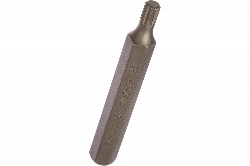 1787506 Бита 3/8'' SPLINE М6 75мм. FORCE 1