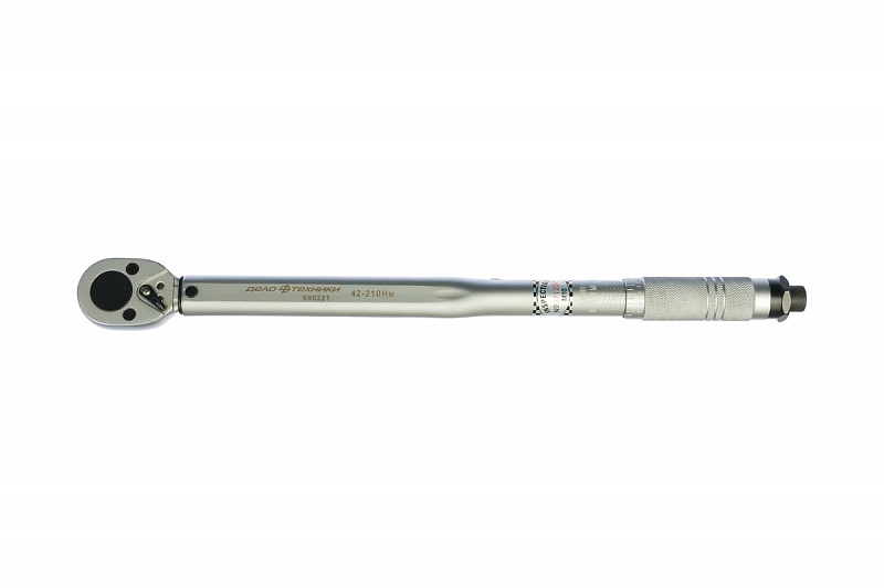 690221 Ключ динамометрический 1/2" 42-210 Nm в кейсе  Дело техники 1