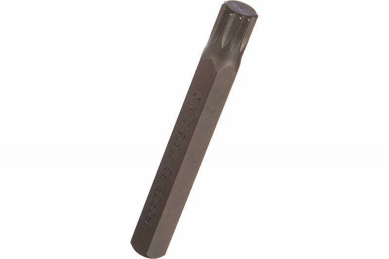1787510 Бита 3/8'' SPLINE М10 75мм. FORCE 1