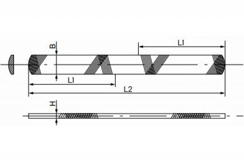 252994 Напильник 4 в 1 №1, №3  200мм. (плоский и полукруглый) Дело техники 5