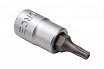 32F3215 Головка 1/4'' со вставкой TORX 5-ти лучевая с отверстием TS15  L=32мм. FORCE 1
