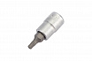 3273215 Головка 1/4'' со вставкой TORX с отверстием T15H  L=32мм. FORCE 1