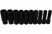 4107-18 Набор головок 1/2" 6-ти гранных удлиненых ударных 10пр. (12;13;14;16;17;18;19;21;22;24мм) FO 1