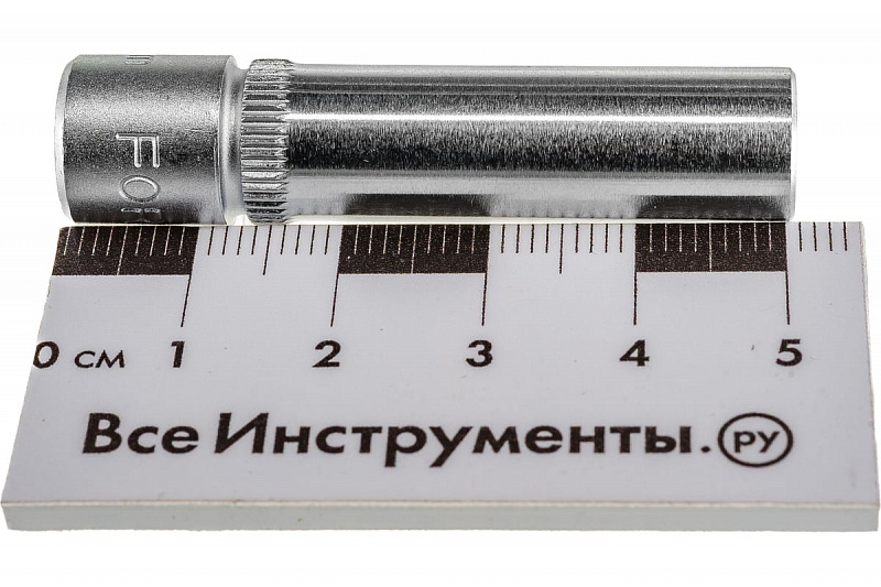 5255007 Головка 1/4" удлиненная 6-ти гранная 7мм. FORCE 4