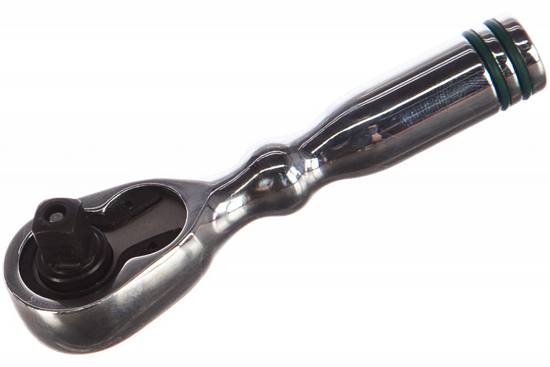 R3802 Трещотка укороченная 1/4"  48 зубцов  90мм. JONNESWAY 1