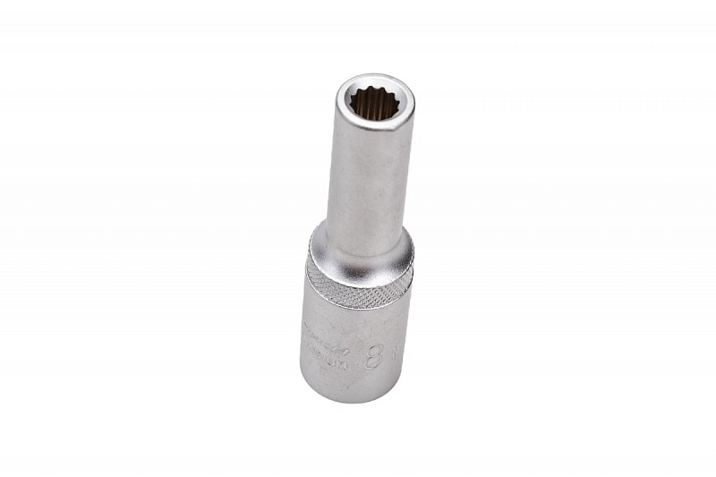 622208 Головка 1/2" 12-ти гранная удлиненная 8мм. Дело техники 2