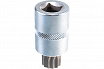 625418 Головка 1/2" со вставкой Spline M18 L=55мм. Дело техники 3