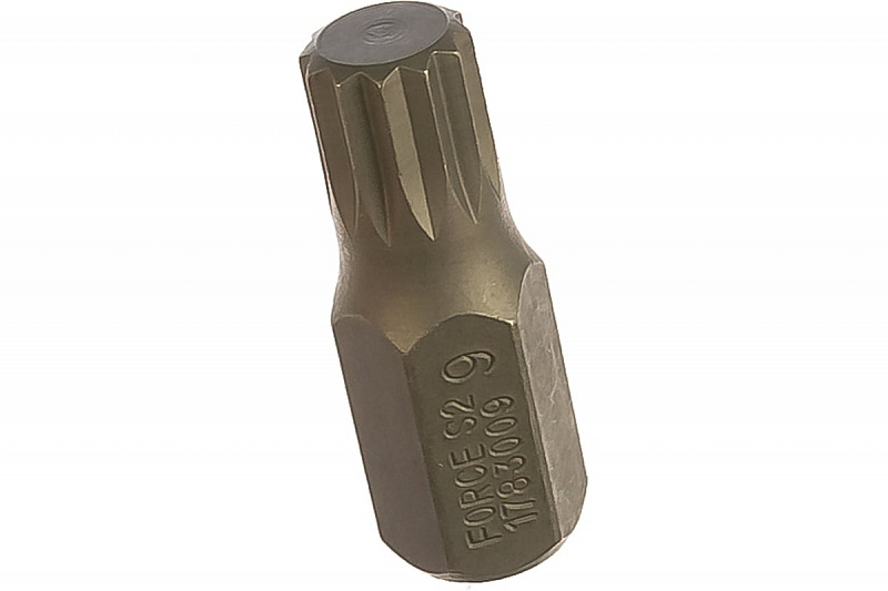 1783009 Бита 3/8'' SPLINE М9 30мм. FORCE 1