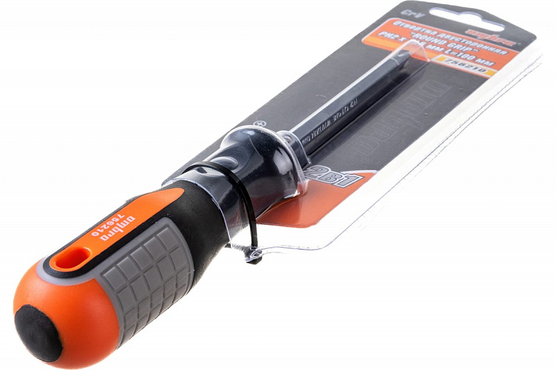 756210 Отвертка стержневая двусторонняя ROUND GRIP, РН2,SL6x100мм. OMBRA 1