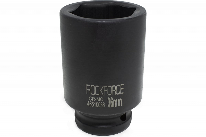 RF-46510036 Головка 3/4" 6-ти гранная ударная удлиненная 36мм. L=78мм. ROCKFORCE 1