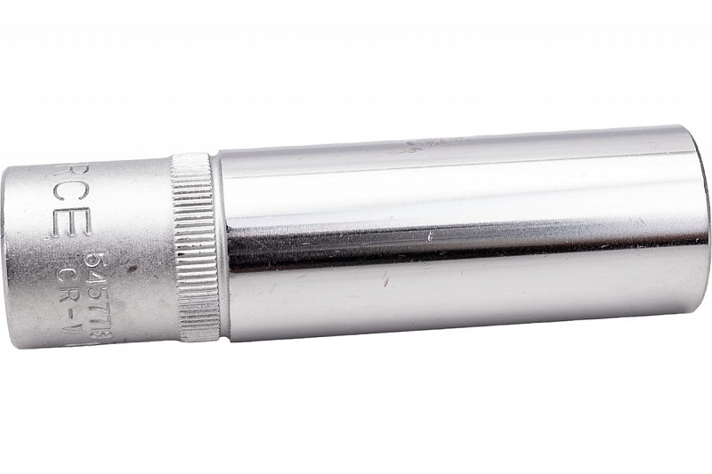 5457716 Головка 1/2" удлиненная 6-ти гранная 16мм. L=77мм. FORCE 3
