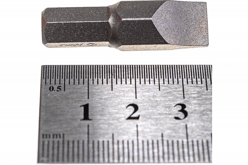 012-4M10 Бита шлицевая короткая на 5/16" 10*1.0мм. HANS 3