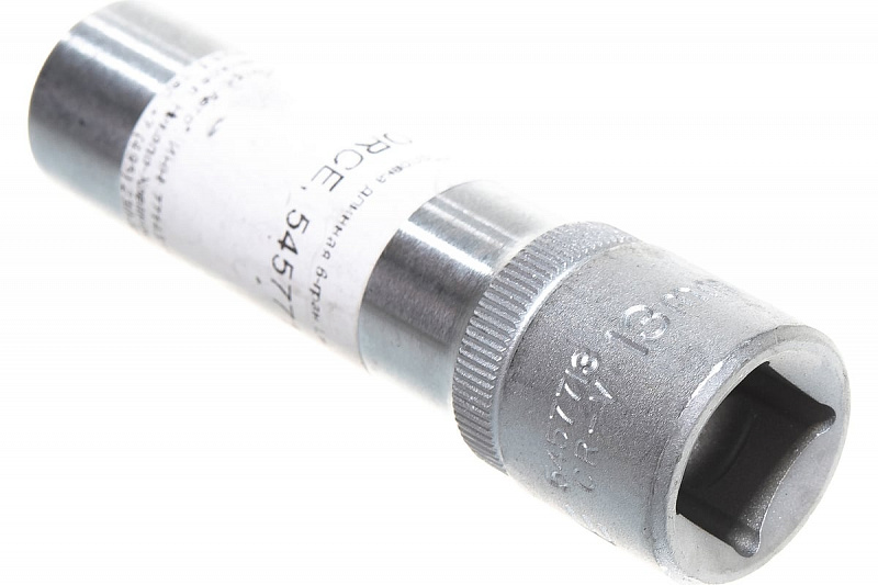 5457713 Головка 1/2" удлиненная 6-ти гранная 13мм. L=77мм. FORCE 1