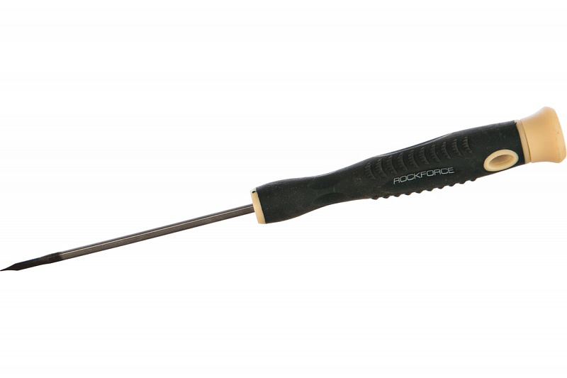 RF-733075024 Отвертка шлицевая ювелирная SL2.5х75мм ROCKFORCE 1