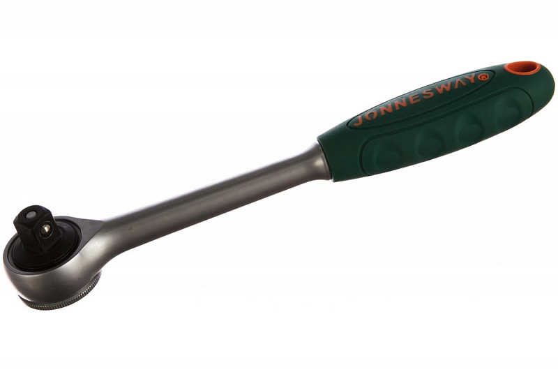 R3504 Трещотка 1/2" с резиновой ручкой 72 зубца  250мм. JONNESWAY 1