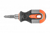 756238 Отвертка стержневая двусторонняя ROUND GRIP, PH2, SL6x38мм. OMBRA 1