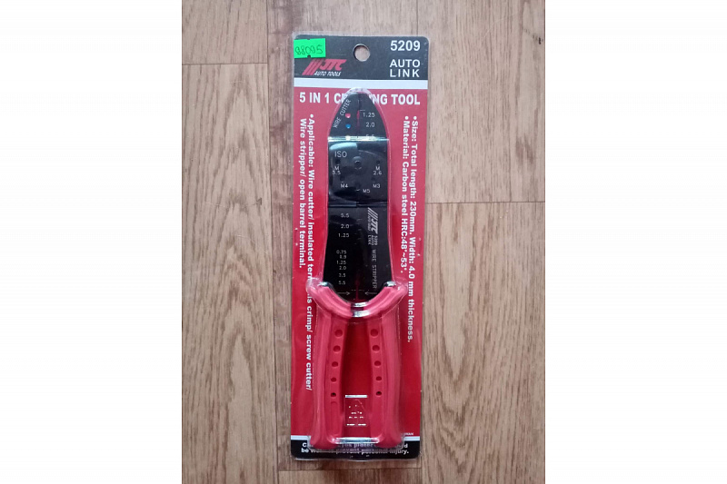 JTC-5209 Клещи обжимные 5 в 1 JTC 6
