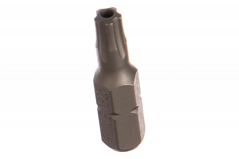 12F2525 Бита 1/4" TORX  ТS25 5-ти лучевая с отверстием L=25мм. FORCE 1