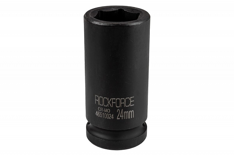 RF-46510024 Головка 3/4" 6-ти гранная ударная удлиненная 24мм. L=78мм. ROCKFORCE 1