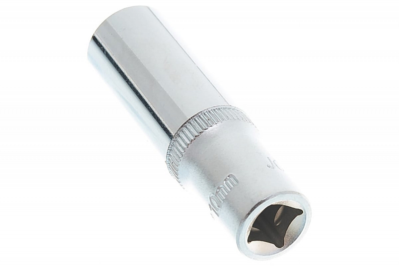 S04HD2110 Головка 1/4" 6-ти гранная удлиненная 10мм. JONNESWAY 1