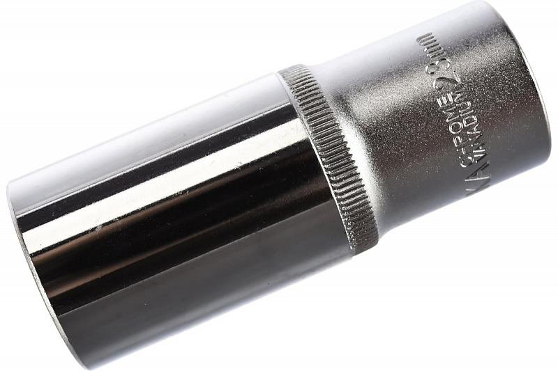 ER-91516 Головка 1/2" 23мм. 6-гранная удлиненная L=80мм. ЭВРИКА 1