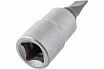 32332055 Головка 1/4'' со вставкой шлиц SL1.0x5,5мм. L=32мм. FORCE 1