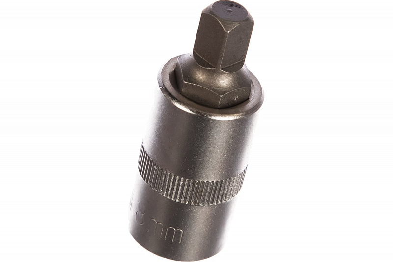 39268 Головка 1/2" со вставкой квадрат 8мм. L=55мм. АвтоДело  PRO 1