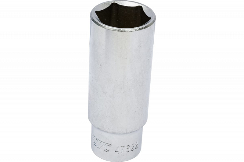 JTC-47622 Головка 1/2" 6-ти гранная удлиненная 22мм. L= 76мм. JTC 1