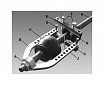 AMT-62860 Съемник внешнего ШРУСа универсальный  AUTOMASTER 6