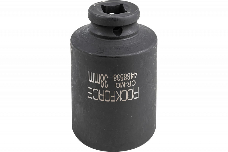 RF-4488538 Головка 1/2" 12-ти гранная ударная удлиненная 38мм. L=80мм. ROCKFORCE 1