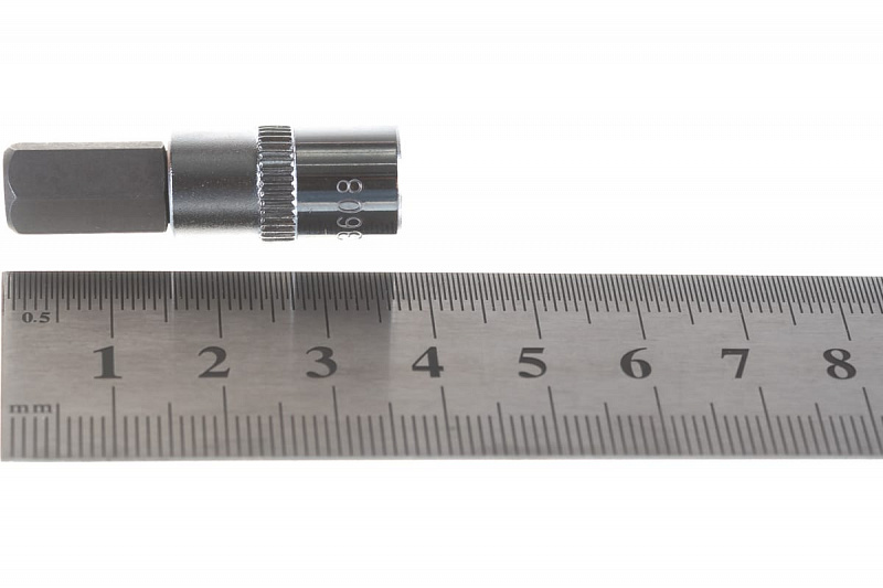 JTC-23608 Головка 1/4" со вставкой H8  длина 37мм. JTC 3