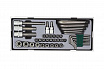 T4413 Набор головок Е4-Е24, головок-бит TORX Т8-Т70 и Г-обр TORX Т10-Т70  41пр. FORCE 1